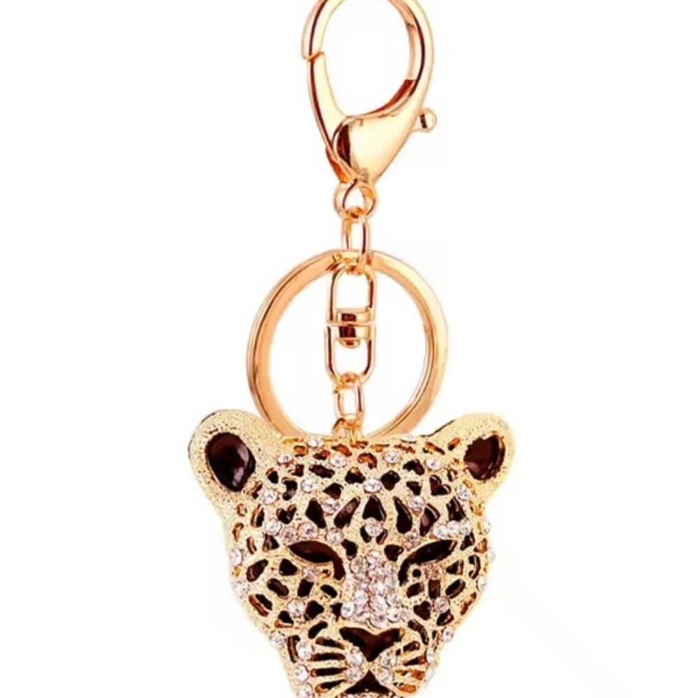 Gold Leopard Keychain - Picture 5 of 5